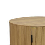 Τραπέζι σαλονιού Scandi MDF σε φυσική απόχρωση Φ80x35.5εκ - Image 3