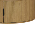 Τραπέζι σαλονιού Scandi MDF σε φυσική απόχρωση Φ80x35.5εκ - Image 4