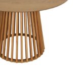 Τραπέζι Domonic φυσικό Φ120x75εκ - Image 4
