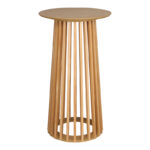 Τραπέζι μπαρ Domonic mdf φυσικό Φ60x105εκ