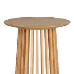 Τραπέζι μπαρ Domonic mdf φυσικό Φ60x105εκ - Image 3