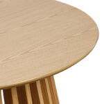 Τραπέζι σαλονιού Domonic mdf/pw σε φυσική απόχρωση Φ80x45εκ - Image 6