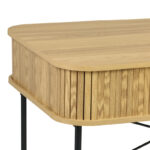 Γραφείο εργασίας Scandi MDF/Metal σε φυσική απόχρωση με μεταλλικά μαύρα πόδια 120x60x76,5εκ - Image 5