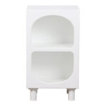 Κομοδίνο Emersi MDF σε λευκή απόχρωση 40x32x70εκ - Image 4