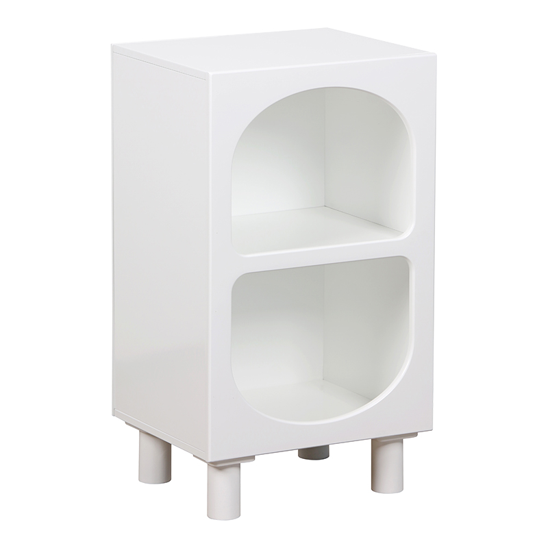 product_pako_260-000025 Κομοδίνο Emersi MDF σε λευκή απόχρωση 40x32x70εκ - Image 1