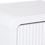 Κομοδίνο Zeplen MDF σε λευκή απόχρωση 40x30x53εκ - Image 6