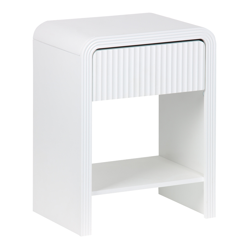 product_pako_260-000026 Κομοδίνο Zeplen MDF σε λευκή απόχρωση 40x30x53εκ - Image 1