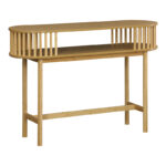 Κονσόλα Nodial MDF/Bamboo σε φυσική απόχρωση 120x39x85εκ - Image 2