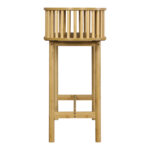 Κονσόλα Nodial MDF/Bamboo σε φυσική απόχρωση 120x39x85εκ - Image 4
