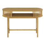 Κονσόλα Nodial MDF/Bamboo σε φυσική απόχρωση 120x39x85εκ - Image 5
