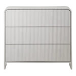 Συρταριέρα Zeplen MDF σε λευκή απόχρωση 80x40x75εκ - Image 4