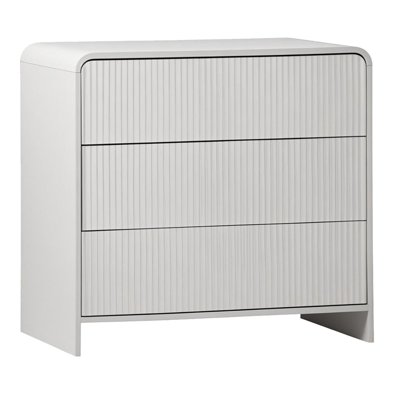 product_pako_260-000030 Συρταριέρα Zeplen MDF σε λευκή απόχρωση 80x40x75εκ - Image 1