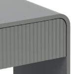 Κομοδίνο Lemperto MDF σε γκρι απόχρωση 40x40x53εκ - Image 5