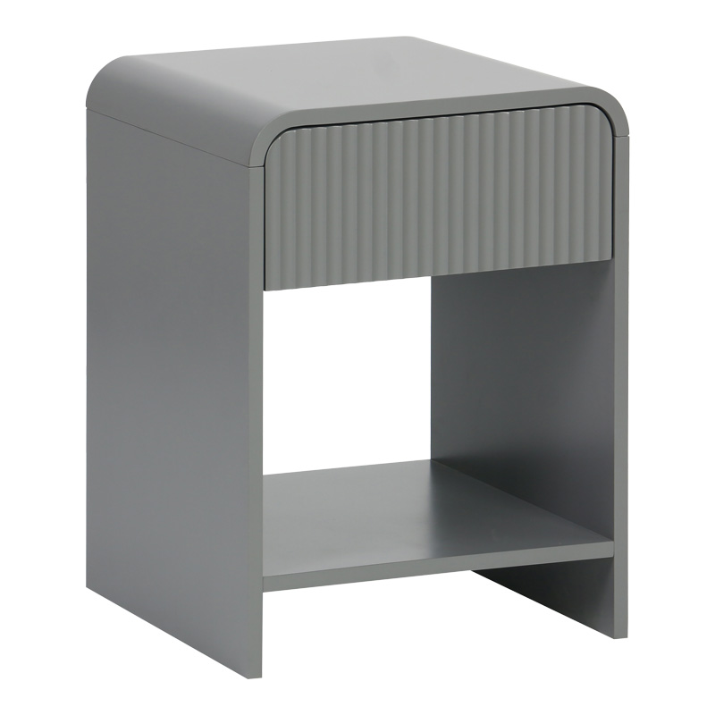product_pako_260-000033 Κομοδίνο Lemperto MDF σε γκρι απόχρωση 40x40x53εκ - Image 1