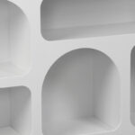 Μπουφές Emersi με ράφια mdf σε λευκή απόχρωση 164x34x76εκ - Image 8