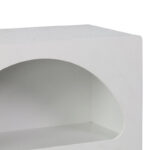 Βιβλιοθήκη-ραφιέρα Emersi mdf σε λευκή απόχρωση 70x35x100εκ - Image 4
