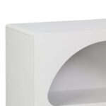 Βιβλιοθήκη-ραφιέρα Emersi mdf σε λευκή απόχρωση 70x35x100εκ - Image 5