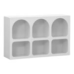 Μπουφές Emersi με ράφια mdf σε λευκή απόχρωση 120x35x76εκ - Image 2