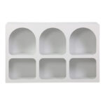 Μπουφές Emersi με ράφια mdf σε λευκή απόχρωση 120x35x76εκ - Image 3