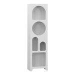 Βιβλιοθήκη Emersi mdf σε λευκή απόχρωση 48x35x180εκ - Image 2