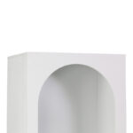 Βιβλιοθήκη Emersi mdf σε λευκή απόχρωση 48x35x180εκ - Image 4
