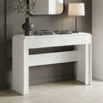 Κονσόλα Zeplen λευκό mdf 110x38x75εκ