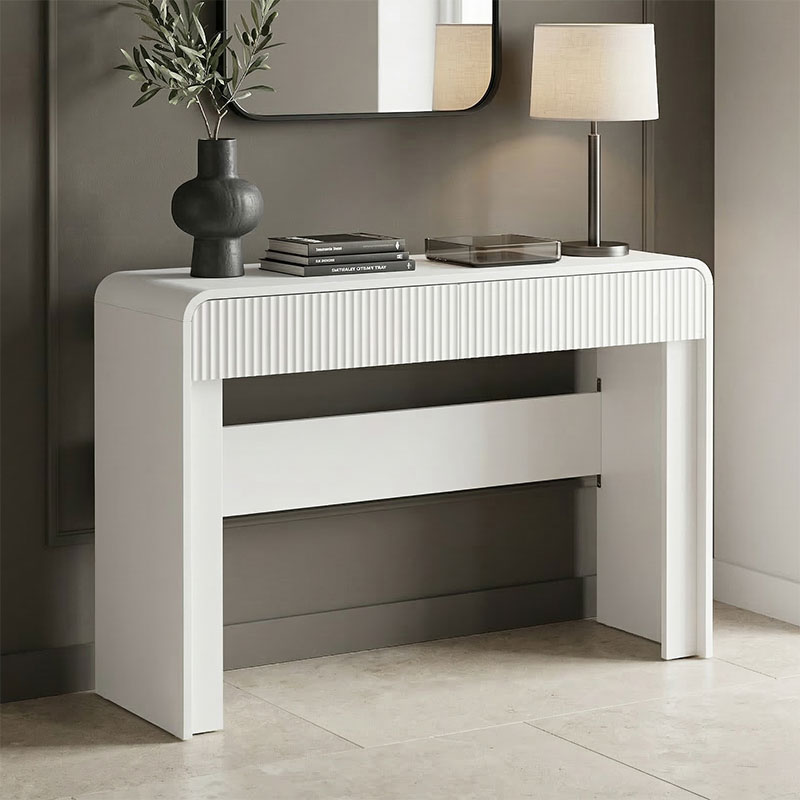 product_pako_260-000043 Κονσόλα Zeplen λευκό mdf 110x38x75εκ - Image 1