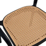 Πολυθρόνα Ember στοιβαζόμενη με UV protection PP μπεζ-μαύρο 52.5x56.5x81εκ. - Image 7