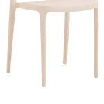 Καρέκλα Amvroan στοιβαζόμενη με UV protection cappuccino pp 51x49x79.5εκ - Image 4