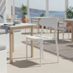 Καρέκλα Amvroan στοιβαζόμενη με UV protection λευκό pp 51x49x79.5εκ - Image 2
