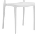 Καρέκλα Amvroan στοιβαζόμενη με UV protection λευκό pp 51x49x79.5εκ - Image 4
