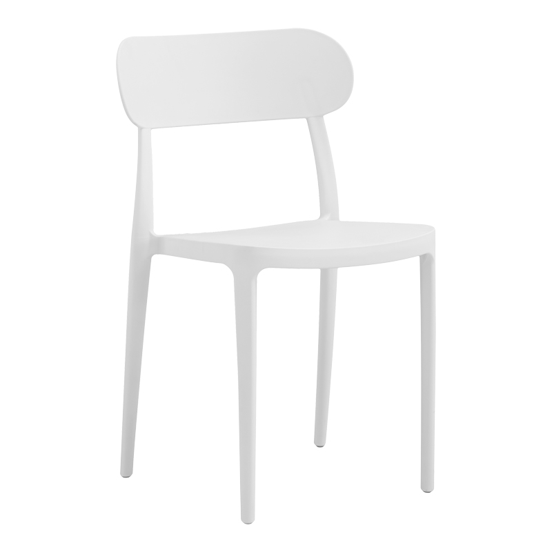 product_pako_262-000035 Καρέκλα Amvroan στοιβαζόμενη με UV protection λευκό pp 51x49x79.5εκ - Image 1