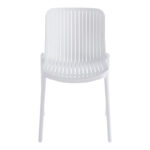 Καρέκλα Teragi στοιβαζόμενη pp με UV protection λευκή 58x43.5x82εκ - Image 4