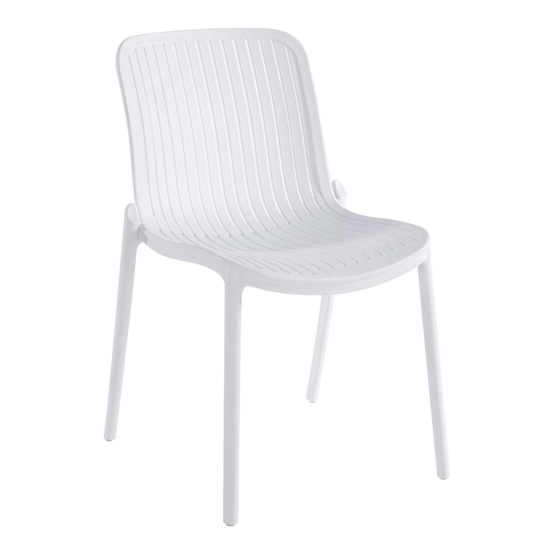product_pako_262-000057 Καρέκλα Teragi στοιβαζόμενη pp με UV protection λευκή 58x43.5x82εκ - Image 1
