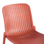 Καρέκλα Teragi στοιβαζόμενη pp με UV protection terracotta 58x43.5x82εκ - Image 6
