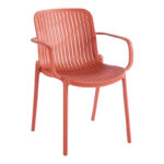 Πολυθρόνα Teragi στοιβαζόμενη pp με UV protection terracotta 59x57x82εκ - Image 2
