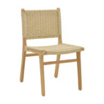 Καρέκλα Julien rubberwood φυσικό-έδρα φυσικό σχοινί 61x54x85εκ - Image 3