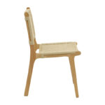 Καρέκλα Julien rubberwood φυσικό-έδρα φυσικό σχοινί 61x54x85εκ - Image 5