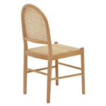 Καρέκλα Alessia ξύλο οξιάς-rattan φυσικό 43x44x89εκ - Image 2
