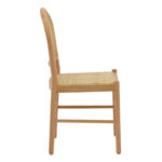 Καρέκλα Alessia ξύλο οξιάς-rattan φυσικό 43x44x89εκ - Image 3