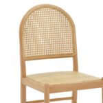 Καρέκλα Alessia ξύλο οξιάς-rattan φυσικό 43x44x89εκ - Image 6