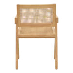 Πολυθρόνα Winslow φυσικό rubberwood 52x59x79εκ - Image 6