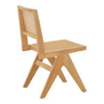 Καρέκλα Winslow φυσικό rubberwood 45x56x82εκ - Image 4