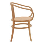 Πολυθρόνα Verfie φυσικό ξύλο οξιάς 55x50x83εκ - Image 5