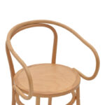 Πολυθρόνα Verfie φυσικό ξύλο οξιάς 55x50x83εκ - Image 8