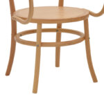 Πολυθρόνα Verfie φυσικό ξύλο οξιάς 55x50x83εκ - Image 9