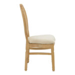 Καρέκλα Canco φυσικό rubberwood-φυσικό rattan 50x53x98εκ - Image 5