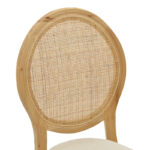 Καρέκλα Canco φυσικό rubberwood-φυσικό rattan 50x53x98εκ - Image 8