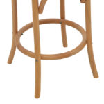 Σκαμπό μπαρ Thonet φυσικό ξύλο οξιάς-έδρα φυσικό rattan 41x50x105εκ - Image 8