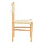 Καρέκλα Oarvine φυσικό rubberwood-φυσικό σχοινί 46x52x88εκ - Image 3